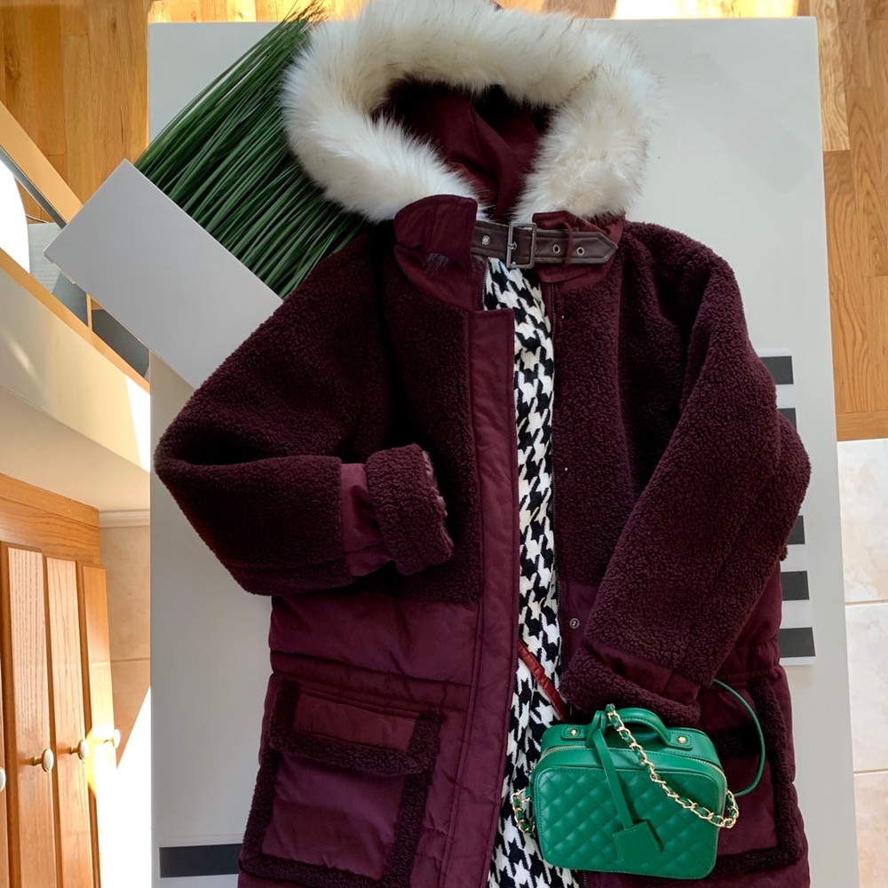 (New) Urbancode London Sherpa Oversized Midi Coat